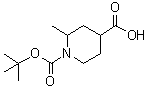 结构式 CAS# 193085-98-2, 1-(叔丁氧羰基)-2-甲基哌啶-4-羧酸