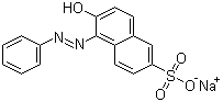 structure of CAS# 1934-20-9, Crocein Orange G;6-Hydroxy-5-(2-phenyldiazenyl)-2-naphthalenesulfonic acid sodium salt