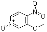 structure of CAS# 19355-04-5, 3-Methoxy-4-nitropyridine N-oxide
