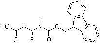 structure of CAS# 193954-26-6, Fmoc-L-beta-homoalanine;Fmoc-3-L-aminobutanoic acid; (S)-3-(9H-Fluoren-9-ylmethoxycarbonylamino)butyric acid