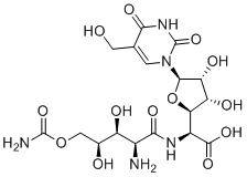 结构式 CAS# 19396-06-6, 多氧菌素B
