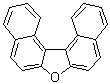二萘并[2,1-b:1',2'-d]呋喃分子结构 (CAS 194-63-8)
