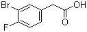 structure of CAS# 194019-11-9, 3-Bromo-4-fluorophenylacetic acid