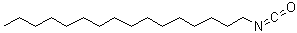 structure of CAS# 1943-84-6, Hexadecyl isocyanate;1-Isocyanatohexadecane