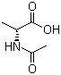 结构式 CAS# 19436-52-3, N-乙酰基-D-丙氨酸