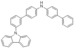 structure of CAS# 1946806-94-5, N-([1,1'-Biphenyl]-4-yl)-3'-(9H-carbazol-9-yl)-[1,1'-biphenyl]-4-amine;N-[4-(3-carbazol-9-ylphenyl)phenyl]-4-phenylaniline