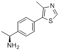 structure of CAS# 1948273-00-4, (S)-1-(4-(4-methylthiazol-5-yl)phenyl)ethanamine