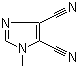 structure of CAS# 19485-35-9, 4,5-Dicyano-1-methyl-1H-imidazole;1-Methyl-1H-imidazole-4,5-dicarbonitrile