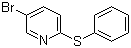 structure of CAS# 19520-27-5, 5-Bromo-2-(phenylthio)pyridine;5-Bromo-2-(phenylsulfanyl)pyridine