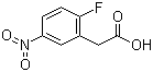 structure of CAS# 195609-18-8, (2-Fluoro-5-nitrophenyl)acetic acid;2-(2-Fluoro-5-nitrophenyl)acetic acid