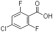 structure of CAS# 196194-58-8, 4-Chloro-2,6-difluorobenzoic acid
