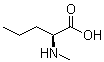结构式 CAS# 19653-78-2, N-甲基-L-正缬氨酸