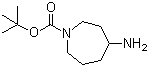 structure of CAS# 196613-57-7, 1-Boc-hexahydro-1H-azepin-4-amine;tert-Butyl 4-aminoazepane-1-carboxylate