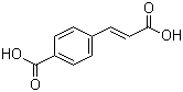 4-羧基肉桂酸分子结构 (CAS 19675-63-9)