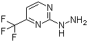 structure of CAS# 197305-97-8, 2-Hydrazino-4-(trifluoromethyl)pyrimidine;4-(Trifluoromethyl)pyrimidin-2-ylhydrazine