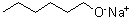 1-Hexanol sodium salt (1:1) molecular structure (CAS 19779-06-7)