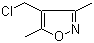 结构式 CAS# 19788-37-5, 4-氯甲基-3,5-二甲基异噁唑