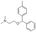 structure of CAS# 19804-27-4, Toladryl;N,N-dimethyl-2-[(4-methylphenyl)-phenylmethoxy]ethanamine