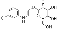 structure of CAS# 198402-61-8, alpha-D-Galactopyranoside 6-chloro-1H-indol-3-yl
