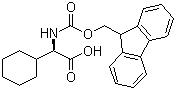 结构式 CAS# 198543-96-3, N-芴甲氧羰基-D-环己基甘氨酸