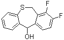 结构式 CAS# 1985607-83-7, 7,8-二氟-6,11-二氢二苯并[b,e]硫杂卓-11-醇