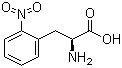 结构式 CAS# 19883-75-1, L-2-硝基苯丙氨酸