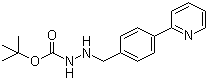 结构式 CAS# 198904-85-7, 2-[4-(2-吡啶基)苄基]-肼羧酸叔丁酯