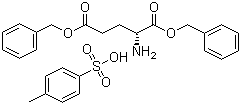 structure of CAS# 19898-41-0, Dibenzyl D-glutamate tosylate;D-Glutamic acid 1,5-bis(phenylmethyl) ester 4-methylbenzenesulfonate (1:1)