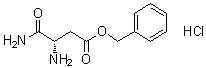 structure of CAS# 199118-68-8, (3S)-3,4-Diamino-4-oxobutanoic acid phenylmethyl ester monohydrochloride