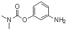 structure of CAS# 19962-04-0, N,N-Dimethylcarbamic acid 3-aminophenyl ester;3-Aminophenyl N,N-dimethylcarbamate; 3-Aminophenyl dimethylcarbamate