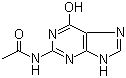 structure of CAS# 19962-37-9, N-2-Acetylguanine;N-(6-Oxo-3,7-dihydropurin-2-yl)acetamide