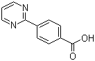 structure of CAS# 199678-12-1, 4-(Pyrimidin-2-yl)benzoic acid;4-Pyrimidin-2-ylbenzoic acid