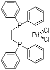 structure of CAS# 19978-61-1, [1,2-Bis(diphenylphosphino)ethane]dichloropalladium(II);Dichloro[1,2-bis(diphenylphosphino)ethane]palladium(II)
