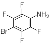 结构式 CAS# 1998-66-9, 2,3,5,6-四氟-4-溴苯胺