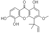 结构式 CAS# 199851-52-0, Isocudraniaxanthone B