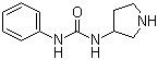 结构式 CAS# 19996-87-3, 1-苯基-3-(3-吡咯烷基)脲
