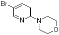 结构式 CAS# 200064-11-5, 4-(5-溴吡啶-2-基)吗啉; N-(5-溴吡啶-2-基)吗啉
