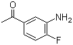 3'-氨基-4'-氟苯乙酮分子结构 (CAS 2002-82-6)