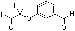 3-(2-氯-1,1,2-三氟乙氧基)苯甲醛分子结构 (CAS 2003-15-8)