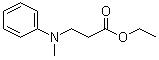 N-甲基-N-[2-(乙氧羰基)乙基]苯胺分子结构 (CAS 2003-76-1)