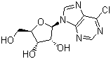 6-氯嘌呤核苷分子结构 (CAS 2004-06-0)