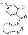 结构式 CAS# 200626-61-5, 1-(2,4-二氯苯甲酰基)-1H-苯并三唑