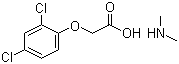 结构式 CAS# 2008-39-1, 2,4-二氯苯氧乙酸二甲胺盐; 2,4-滴二甲胺盐