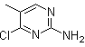 4-Chloro-2-amino-5-methylpyrimidine molecular structure (CAS 20090-58-8)