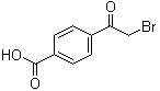 structure of CAS# 20099-90-5, 4-(Bromoacetyl)benzoic acid;2-Bromo-4'-(hydroxycarbonyl)acetophenone