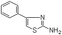 2-氨基-4-苯基噻唑分子结构 (CAS 2010-06-2)
