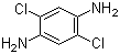 structure of CAS# 20103-09-7, 2,5-Dichlorobenzene-1,4-diamine;1,4-Diamino-2,5-dichlorobenzene