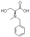 N-Methyl-N-(phenylmethyl)-L-serine molecular structure (CAS 201208-99-3)