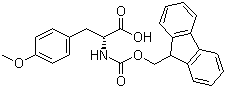 Fmoc-D-4-Methoxyphenylalanine molecular structure (CAS 201335-88-8)