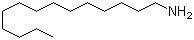 structure of CAS# 2016-42-4, 1-Tetradecylamine;1-Aminotetradecane; Myristylamine